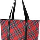 Canvas Laptop Tote Bag for Women - Work & Travel with Zipper (#0006)