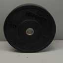 Hammer Strength 45Lb Black Standard Rubber Bumper Plate