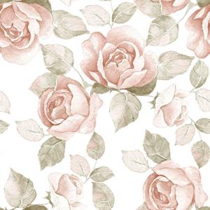 Heroad 16.1''x118'' Vintage Floral Peel and Stick Wallpaper Flower Contact Paper Retro Wall Paper Waterproof Removable Self Adhesive Wallpaper for Bedroom Living Room Cabinet Rose Decor Vinyl Roll (Light Beige &Pink)