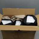 Favoyard Outdoor Loveseat Cushion 46 x 26 Inch Water-Resistant & 3-Year Fade Resistant Patio Furniture Cushions with Removable Cover, Ties and Hidden Zipper for Sofa Bench Couch Pads Set of 3, Beige