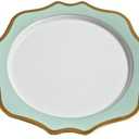 Round 13'' ACRYLIC MELAMINE Reusable Wedding Charger Plate