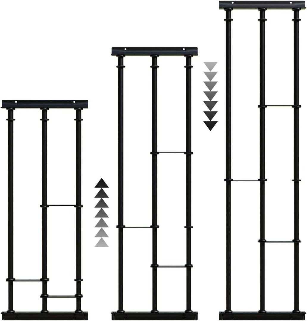 SWB Adaptable Window Bars Security for Windows - Model B | Easy DIY Installation | Suitable for Both Frame and Wall | Telescopic System | Patented Security Innovation