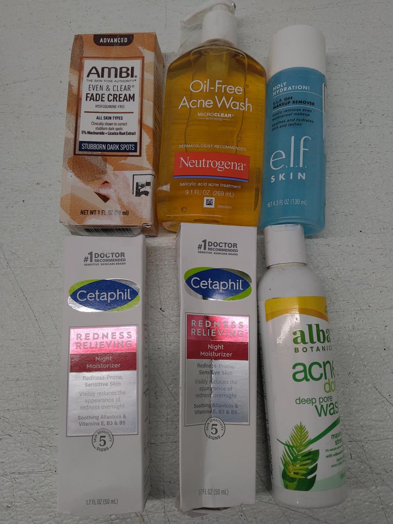 Alba Botanica, Cetaphil Pack Of 2, e.l.f., Ambi, Neutrogena