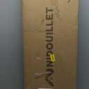 35.5" Outdoor Garden Bench, Weatherproof Patio Benches 2-Person Seat Backless Wooden Porch Bench, Multifunctional Slat All Weather Bench for Garden Lawn Porch Park Backyard (Carbonized Brown)