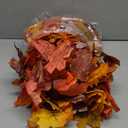 6PCS Fall Maple Leaves Garland, Party Joy 5.6Ft Artificial Maple Leaf Autumn Garland Hanging Fall Vines Table Decorations Front Door Fall Decor Thanksgiving Decorations Decor Outside Indoor Decor