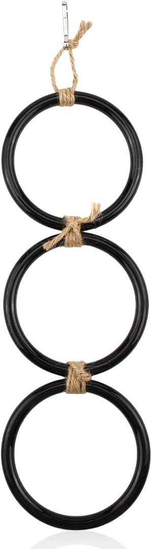 Snake Enrichment Rings for Ball Pythons and Corn Snakes, Climbing Playground Toys and Accessories, Promote Exercise and Natural Behavior, Ideal for Snake Habitats and Enrichment