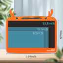 Gosizos Writing Tablet, Erasable Reusable Electronic LCD Drawing Pad, 13.5 Inch Colorful Doodle Board f (Orange)