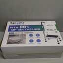 Sangohe Step Stool with Handle for Elderly, Aluminum Step Stools for Adults, Step Stool for Bed, Step Stool with Adjustable Handle and Legs, 275LBS Weight Capacity, 503A