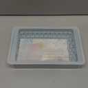 WIBIMEN Mini Ice Cube Trays, 0.55 Tiny Pebble Ice for Iced Coffee & Cocktails, Fast Chill, Easy Twist Release, Stackable with Lid & Storage Bin (2 Pack, Blue)