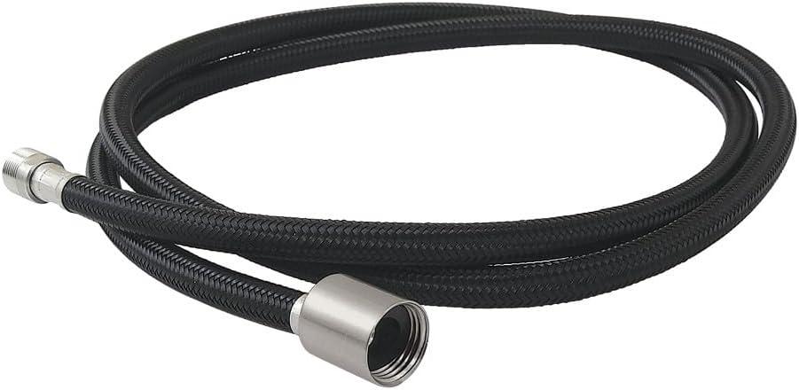 Kingston Brass LSSPRHOSE598 59" Braided Pull Down Kitchen Faucet Spray Hose, Brushed Nickel