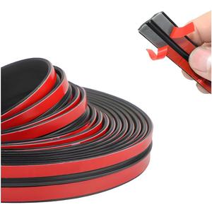 BESULEN 23 Ft Car Windshield Weather Stripping, 19mm T Shape Adhesive Rubber Seal Strip, Auto Sunroof Sealing Gasket, Front Rear Windshield Trim Stripping Leak Sound Proofing Weatherstrip (23 Ft/0.74''Wide)