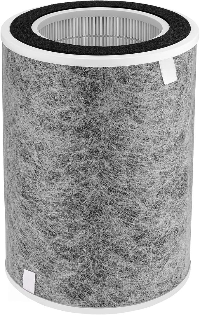 HP202 Replacement Filter Compatible with Shark HP200 Series, HP201, HP232, HP302 & HC502 Air Purifier MAX, Part #HE2FKBAS, HE2FKBASMB, HE2FKPET, HE2FKPRO (1-Pack)