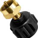 DOZYANT Propane Refill Adapter, LP Gas Cylinder Tank Coupler - Fits QCC1 / Type1 Propane Tank and 1 lb Throwaway Disposable Cylinder Propane Bottle Connector
