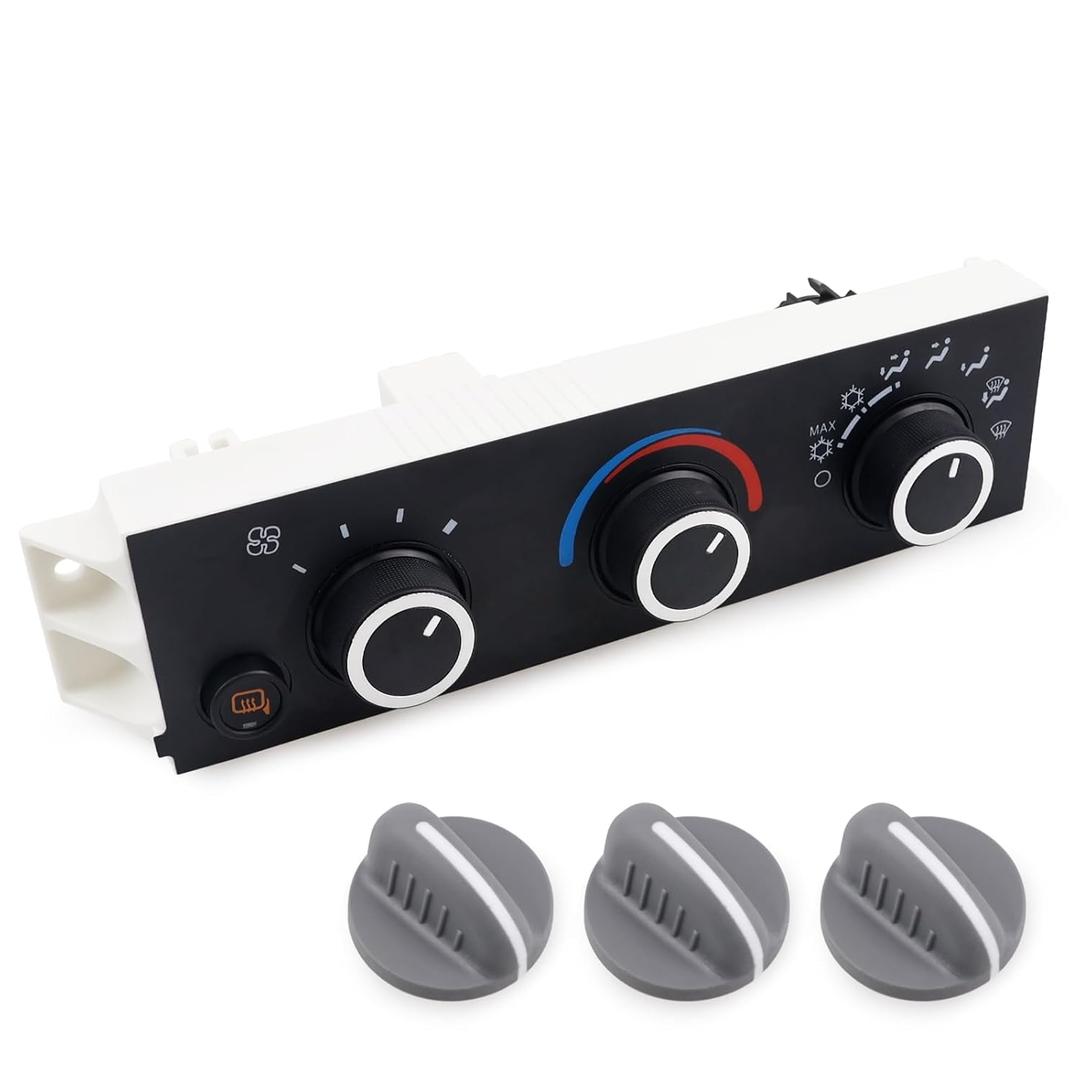 599-294 Heater A/C Control Switch,Front Climate Control Module Compatible with 2008-2021 Chevrolet Express 1500 2500 3500, 2009-2023 Express Cargo Express Pasajeros,2008-2021 GMC Savana, OE # 599-294