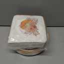 200Pcs Thanksgiving Paper Plates and Napkins, Fall Disposable Dinnerware Set with Pumpkins Maple Leaves Paper Plates Napkins for Thanksgiving Fall Party Supplies