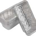 Loaf Pans [25 Pack] 2Lb Heavy Duty Disposable Aluminum Foil Premium Bread Tins Standard Size - 8.5" X 4.5" X 2.5" Perfect for Homemade Cakes & Breads