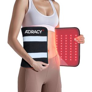 2025 Upgraded Red Light Therapy for Body, 24" x 12" Large Size Red Light Therapy Pad with Timer, 660nm&850nm Infrared Light Therapy Mat Full Body(Black)