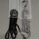 takyu Phone Lanyard, 2 Pack Adjustable Cell Phone Lanyard Crossbody Neck Strap & 2 Pack Phone Wrist Strap with 2 Pcs Tether Tabs Compatible for iPhone Android Smartphones-Black Grey