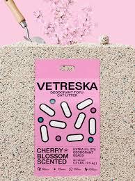 Cherry Blossom Fragranced Deodorant Tofu Cat Litter  VETRESKA Official
