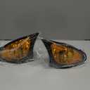 Nakkaa Pair Turn Signal Corner Light Compatible with E46 3 Series 325i 325Xi 330i 330Xi 2002-2005 Amber Front Parking Signal Corner Lamp Left Right 63137165859 63137165860