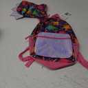 Confetti backpack with Detachable Hood 3-D Dino spikes