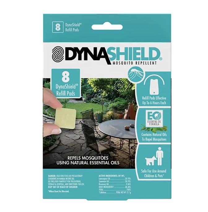 DynaShield Mosquito Repellent Refill Pack of 8
