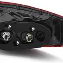 Left Driver Side Tail Light Assembly Compatible With 2013 2014 2015 2016 Mazda CX-5 with Bulb KD3351160D MA2804111