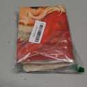 HERHOME Christmas Throw Pillow Cover 12x20 Inch, Vintage Santa Claus Snowflake Red Lumbar Decorative Cushion Case, Outdoor Xmas Winter Holiday Decoration for Sofa Couch Home Porch Decor