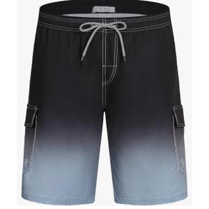 APTRO Men's Swim Trunks 9" Quick Dry Bathing Suit Big & Tall Beach Swimsuits, Size 5XL