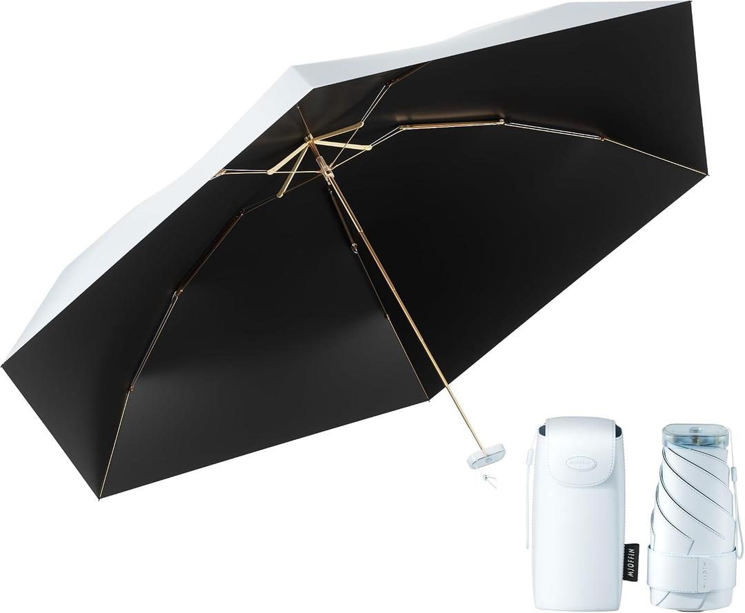 Compact Mini Umbrella for Purse-Lightweight,Fold and UV Umbrella for Rain
