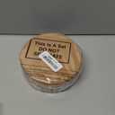 Boao 6 Pcs Round Cork Trivets for Hot Dishes High Density Thick Coasters Wooden Absorbent Cork Plant Coasters for Kitchen, Drinks Coffee Plants (6 Inch)