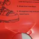 Ski Boot Horn 13 inch Shoe Horn for Ski and Snowboard Boots Cuttable Shoe Horn for All Ski Boots, Helps Insert Boot Liners (Red, 2 Pcs)