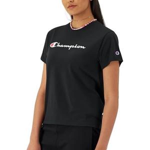 Champion Women's T-shirt, Classic Tee, Comfortable T-shirt for Women, Script XL