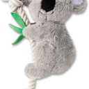 Fringe Studio Squeaker Pet Toy, Koala Bear (289652), Gray X-Large