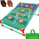 Bean Bag Toss Game for Kids, Outdoor Game for Kids, Family Party Game Birthday Christmas Outdoor Activities (Green)