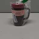 Owala SmoothSip Slider Stainless Steel Insulated Travel Mug with handle, 100% Leak Proof, For Hot and Cold Drinks, Travel Friendly with Sliding Lock Lid, 12oz, BPA Free, Leak Proof, Black Cherry