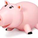 Hamm Piggy Bank Cute Pink Pig Money Box Plastic Saving Coin Box with Color Package Money Bank Great Gift Toy for Kid Children Girls Boys
