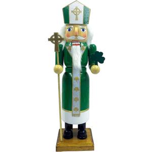 Santa's Workshop 14" St. Patrick Nutcracker