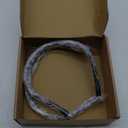 PATIKIL 20" Gooseneck, 2 Pcs 1/4"-20 Female to Male Thread Metal Universal Hose Flexible Arm Gooseneck Tube Extension Holder for Action Camera, Phone, Microphone, Black