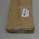 XONOR 2Pcs Artificial Orchid Flowers Mini Potted Orchid Flowers Fake Orchids with Plastic Vase for Home Office Wedding Table Centerpiece Decoration(White,Yellow)