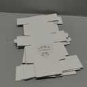 JOYIN 36 PCS Christmas Cookie Boxes for Gift Giving, White Bakery Treat Boxes with Window, 4" x 4" x 2.5" Gift Wrap Box for Xmas Holiday Party Favor Pastries, Cupcakes, Donuts, Brownies, Donuts