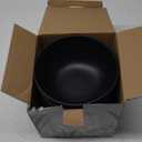 Wheat Straw Bowls Set 60 OZ Unbreakable Large Cereal Bowls Set of 6 Microwave and Dishwasher Safe Bowls Big Bowls for Camping and Picnic BPA Free Soup Bowl for Serving Oatmeal and Salad. Black