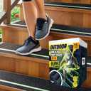 Glow in the Dark 30" x 8"-15-Pack Weather Resistant Outdoor Stair Treads 80-Grit