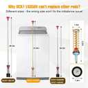 DC97-16350V Washer Suspension Rods(27.6in) for samsung Washer, Replacement for samsung Washer WA54R7200AW/US WA54R7600AC/US WA54R7200AV/US Suspension Rods, WA54R7600AV/US WA54R7600AW/US Rods