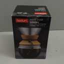 Bodum 34oz Pour Over Coffee Maker, High-Heat Borosilicate Glass with Reusable Stainless Steel Filter and Cork Grip - Made in Portugal