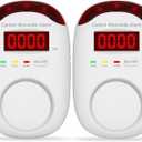 Plug-in Carbon Monoxide Detectors,Koabbit CO Level Monitoring Alarm with Light & Digital Display for Home/Kitchen/Bedroom,Accurate & Easy to Install(2 Pack)