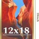 12x18 Picture Frame for Wall Display, 12x18 Gold Picture Frame with Shatter Resistant Plexiglass, Stable and Sturdy 12 x 18 Poster Frame for Wall Display, Handpicked Gift Collection, 1 Pack