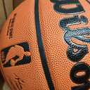 Wilson NBA Official Game Basketball - Brown, Size 7-29.5"
