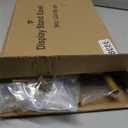 Display Easel, Metal Round Tube Scroll Vintage Gold Decorative Adjustable Floor Standing Easel with Chain Support, Perfect for Showcasing Pictures, Artwork, Picture Frame Wedding Sign Etc