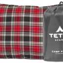 TETON Sports Camp Pillow; Great for Travel, Camping and Backpacking; Washable, Grey, 12 x 18 inches ; 9.6 ounces, XL